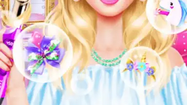 Captura de tela de Hair Nail Salon: Makeup Games 4