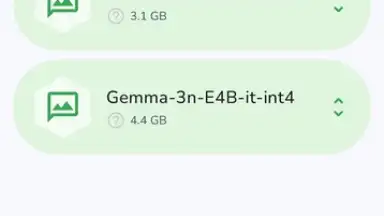 Captura de tela de Google AI Edge Gallery 5
