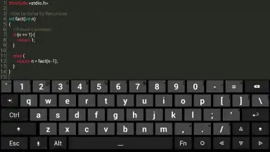 Captura de tela de CodePad lite 2