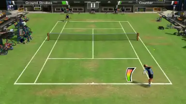 Captura de tela de Virtua Tennis Challenge 1