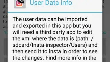 Captura de tela de Insta-inspector 1