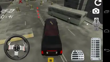 Captura de tela de Car Parking Winter 3D 3