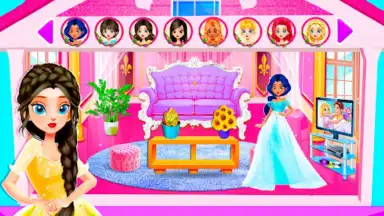 Captura de tela de Princess Doll House Decoration 2
