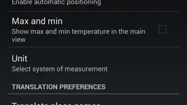 Captura de tela de Intelligent Weather 1