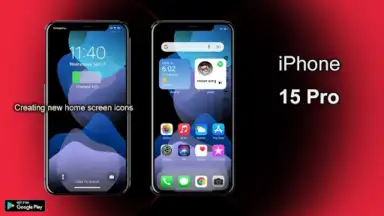 Captura de tela de iOS Launcher: iPhone 15 Pro 1