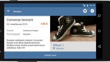 Captura de tela de Tori.fi 4