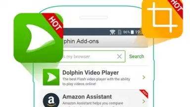 Captura de tela de Dolphin Browser HD 3