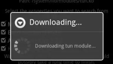 Captura de tela de TUN.ko Installer 1