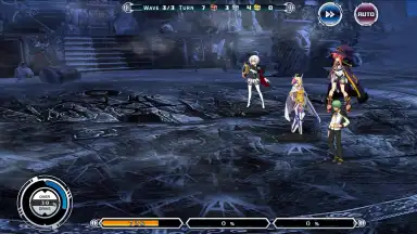 Captura de tela de BLAZBLUE ALTERNATIVE DARKWAR 4