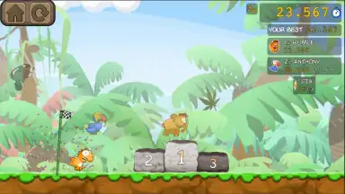 Captura de tela de Dino Rush Race 5