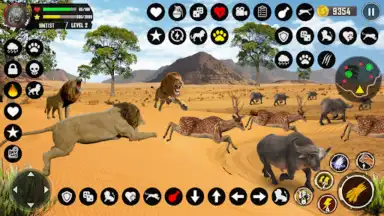 Captura de tela de Lion Simulator Animal Games 3d 5