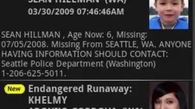 Captura de tela de Amber Alert 1