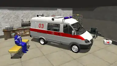 Captura de tela de Ambulance Simulator 3D 6