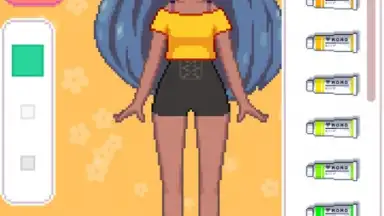 Captura de tela de Momo's Dressup 2