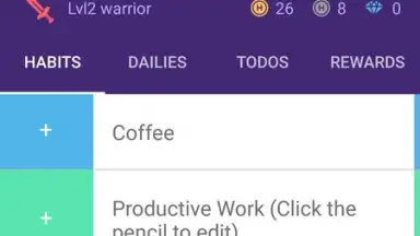 Captura de tela de Habitica 5