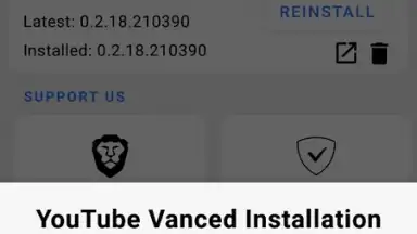 Captura de tela de Vanced Manager 2