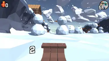 Captura de tela de Sledge: Snow Mountain Slide 1
