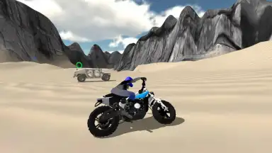 Captura de tela de Motocross Bike Offroad Driving 3