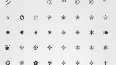 Captura de tela de ASCII Text Symbols 2