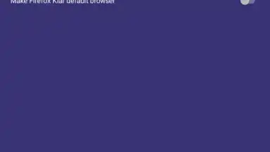 Captura de tela de Firefox Klar 4