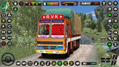 Captura de tela de Indian Truck Cargo Lorry Games 3