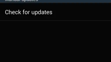 Captura de tela de Samsung Security Policy Update 1