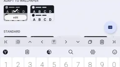 Captura de tela de Yandex Keyboard 22