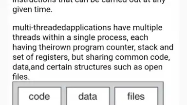 Captura de tela de Operating System Concepts 5