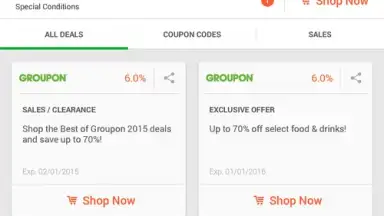 Captura de tela de Rakuten Ebates 3