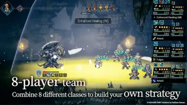 Captura de tela de OCTOPATH 4
