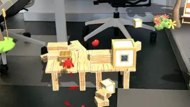 Captura de tela de Angry Birds AR: Isle of Pigs 3