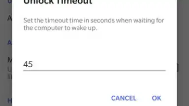Captura de tela de Remote Fingerprint Unlock 2