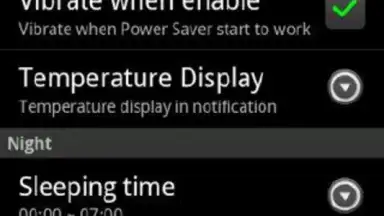 Captura de tela de Battery Saver 1