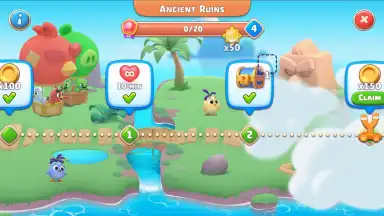 Captura de tela de Angry Birds Journey 2