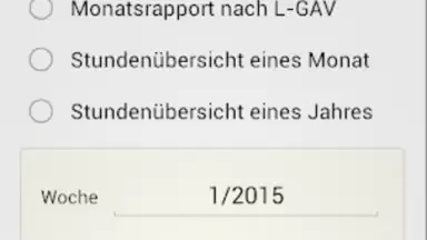 Captura de tela de Arbeitszeiterfassung 1