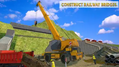 Captura de tela de Train Station Construction Railway 4
