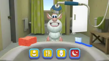 Captura de tela de My talking Booba 1