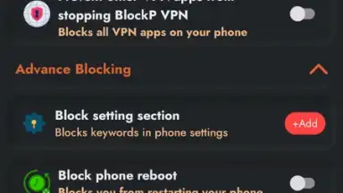 Captura de tela de BlockP - AI Porn Blocker / Block Site 9