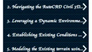 Captura de tela de Autocad Civil 4