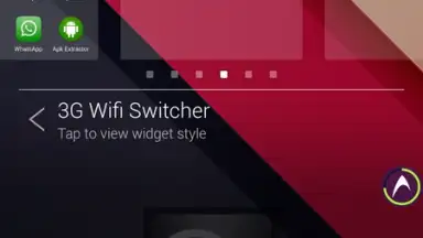 Captura de tela de 3G Wifi Switcher Widget 1