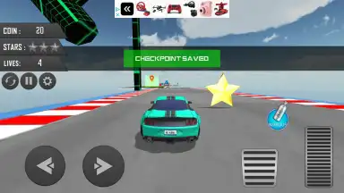 Captura de tela de Mega Ramp Car Stunts Game 7