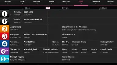 Captura de tela de BBC iPlayer Radio 5