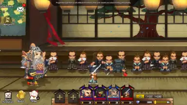 Captura de tela de Tiny Samurai Showdown 12
