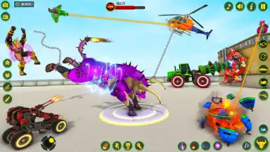 Captura de tela de Bull Robot Car Game: Robot Game 4