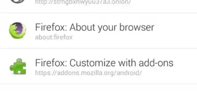 Captura de tela de Orfox: Tor Browser 5