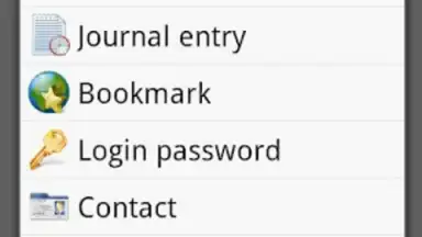 Captura de tela de B-Folders Password Manager 1