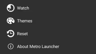 Captura de tela de Metro Launcher 10 4