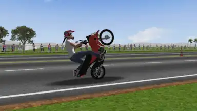 Captura de tela de Moto Wheelie 3D 6