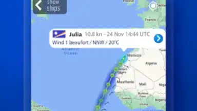 Captura de tela de MarineTraffic 15