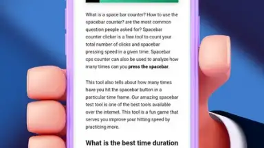 Captura de tela de Spacebar Counter 2